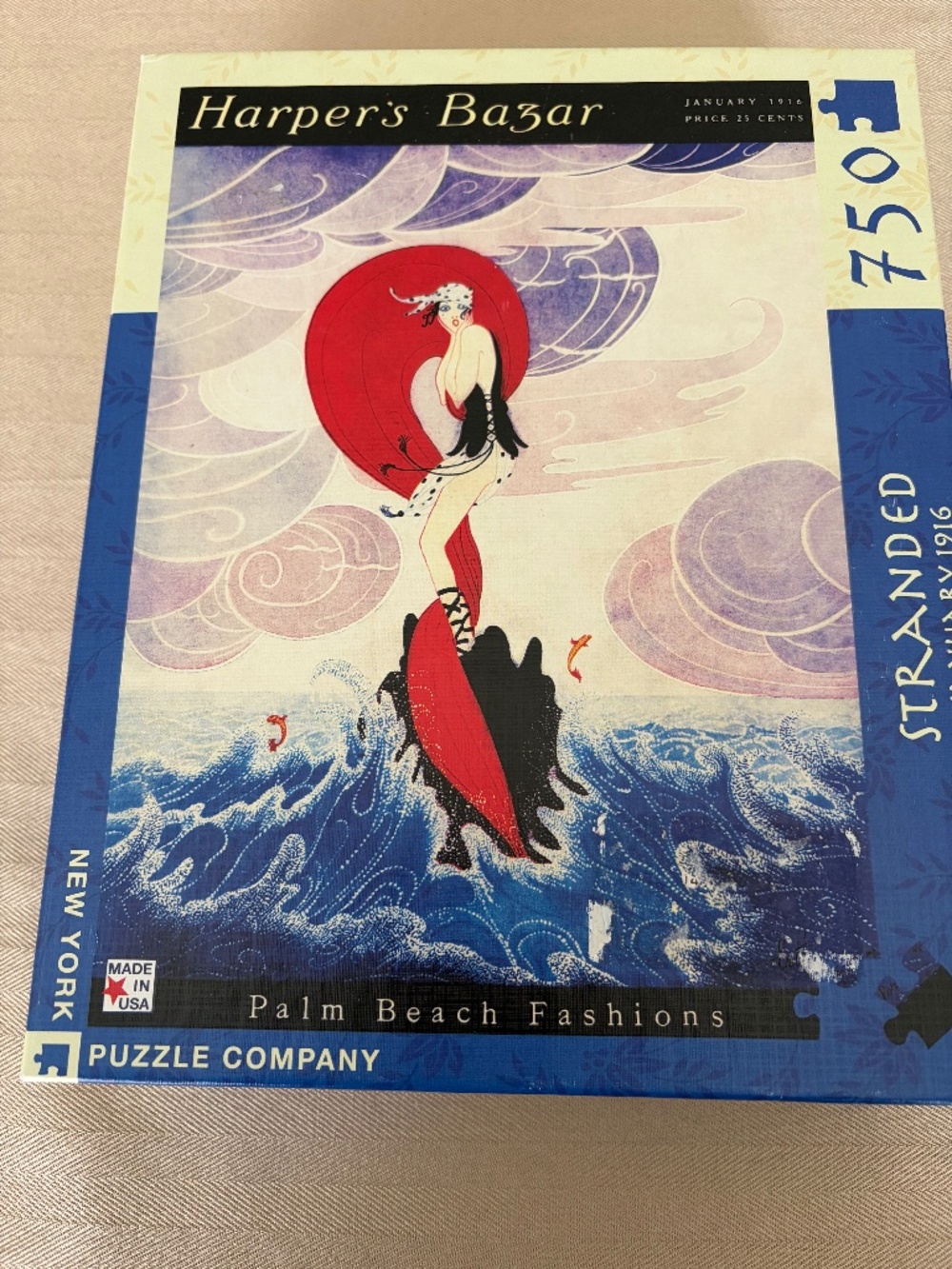 New York Puzzle Company - Vintage Cover "Stranded " 750 Piece Jigsaw Puzzle